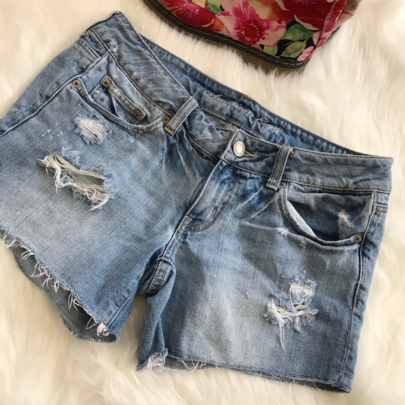 American Eagle Outfitters Pants - American Eagle Shorts Cut Off Denim Distressed
